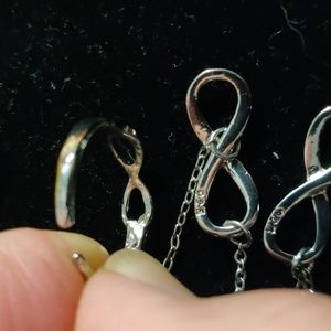925 Sterling Silver Set  Infinity